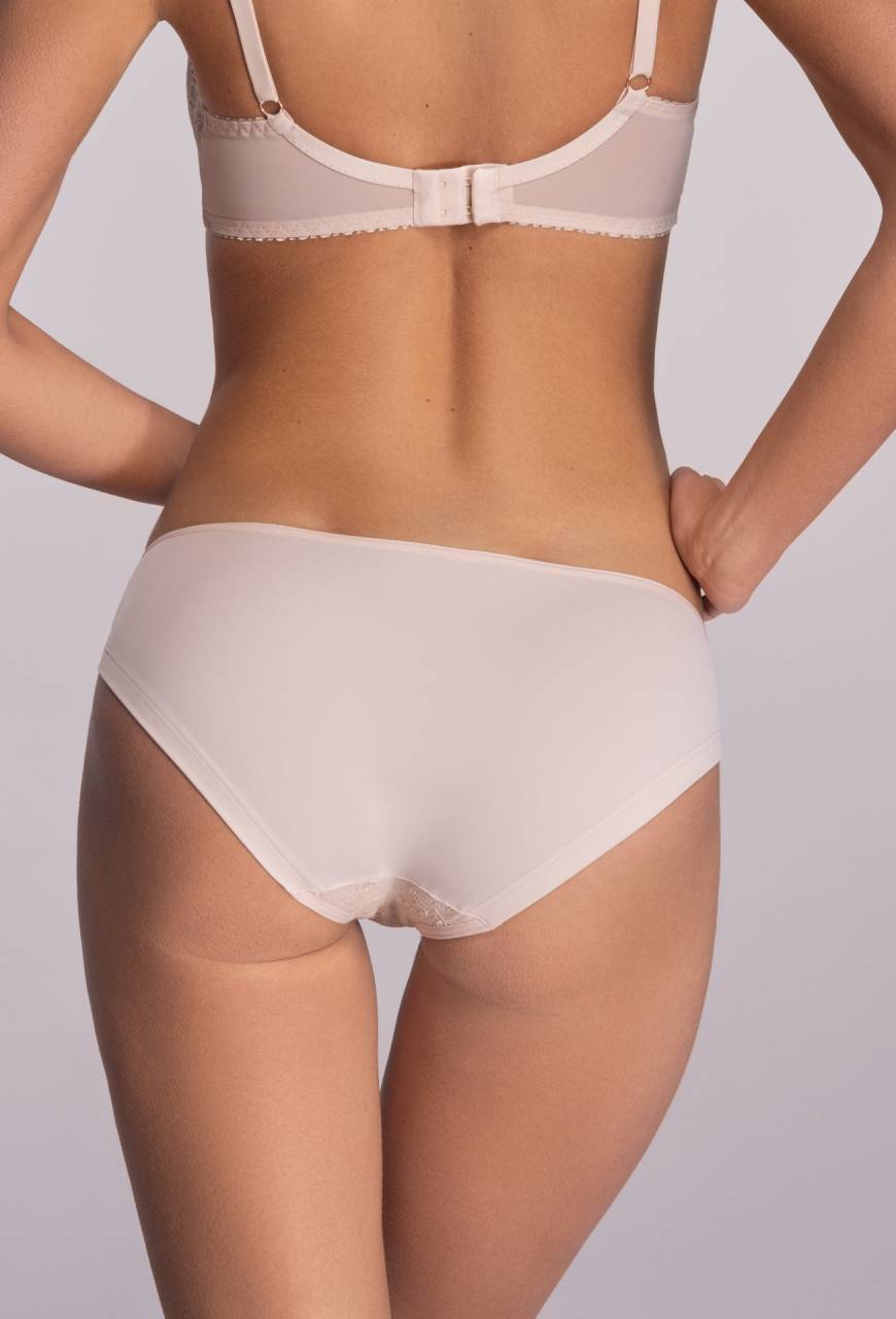 Figi AVA Beż – tiul i koronka AV 1396 Beige