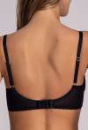 Biustonosz AVA Soft Black – koronkowy, czarny, z paseczkami AV 1824