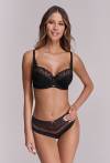 Biustonosz AVA czarny, półusztywniany - AV 2105 Semi Soft Black