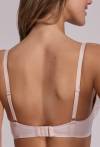 Biustonosz AVA beżowy, elegancki  - AV 2104 Push Up Beige