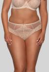 Figi AVA beżowe, koronkowe, komfortowe – AV 2109 Beige