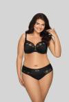 Biustonosz AVA Soft Black – czarny biustonosz z haftem AV 1922