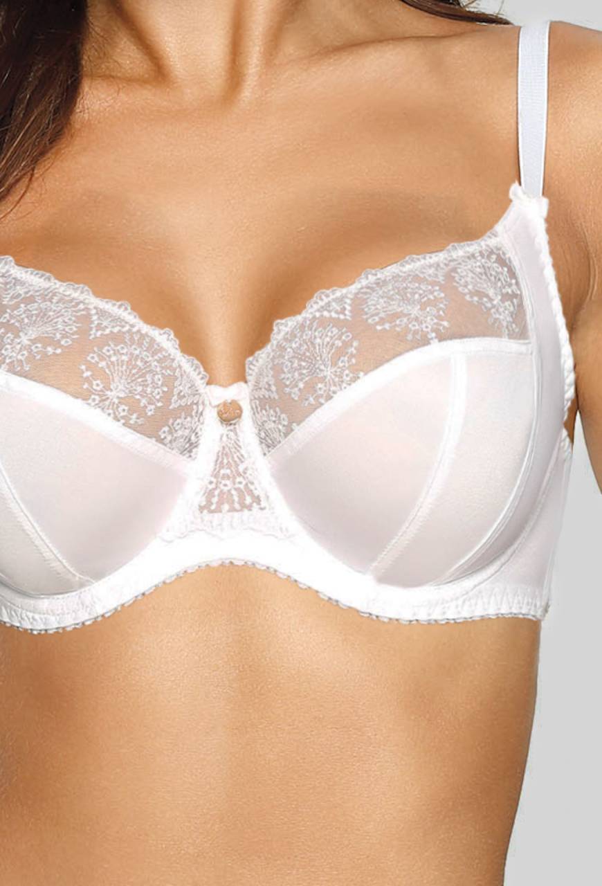 Biustonosz NOVIKA Soft biały – klasyka i elegancja AV 1922 Soft White