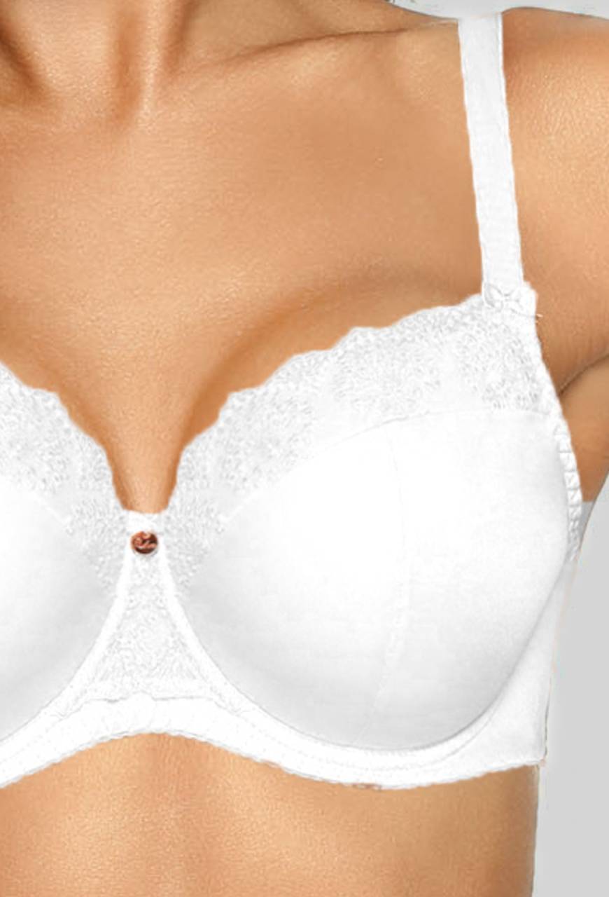 AV 1924 full cup bra, white