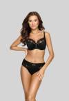 Biustonosz AVA Soft Black – czarny biustonosz z haftem AV 1922