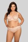 Biustonosz AVA soft beżowy – elegancki z haftem AV 1922 Soft Beige