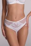 Brazyliany z haftem i tiulem - AV 2198/B WHITE