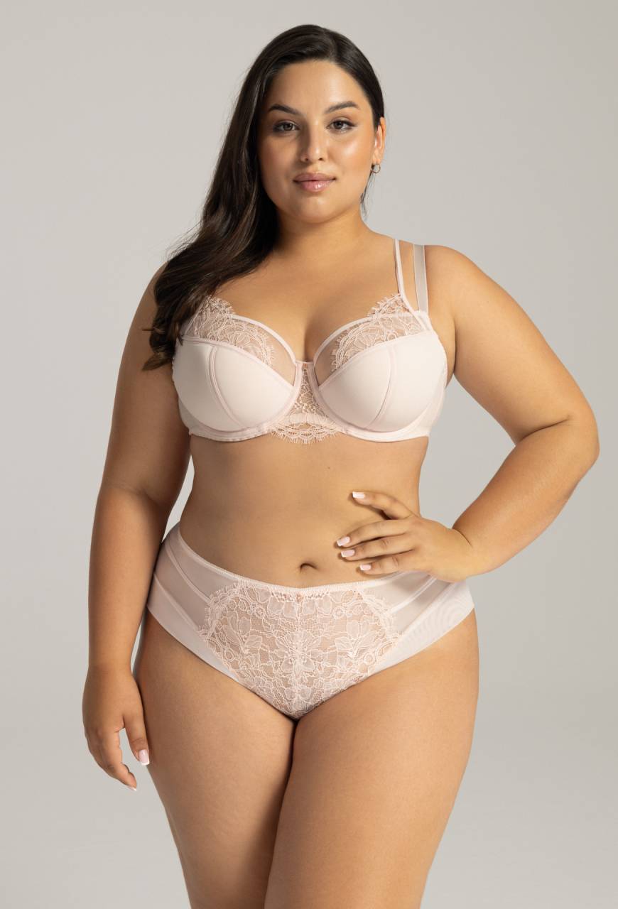 Biustonosz Semi Soft AV 2163 Powdery pudrowa bielizna na wiosnę i lato