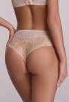 Brazyliany AV 2200/B Beige – koronkowa bielizna z podwyższonym stanem