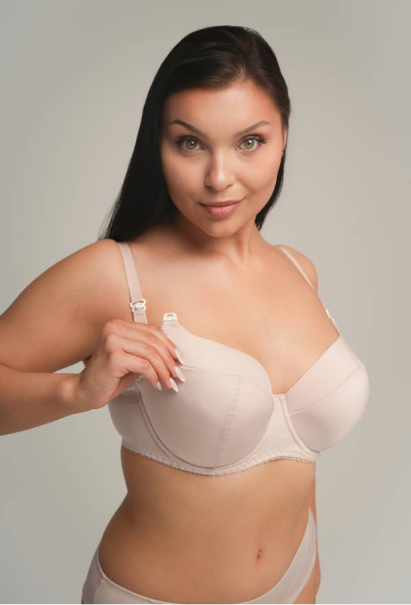 Biustonosz do karmienia AVA 2203 Mama Full Cup Beżowy