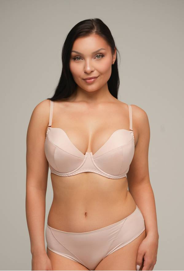 AV 2202 Push Up Beige Bra