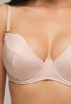 Biustonosz Push Up AV 2202 Beige z odpinanymi ramiączkami