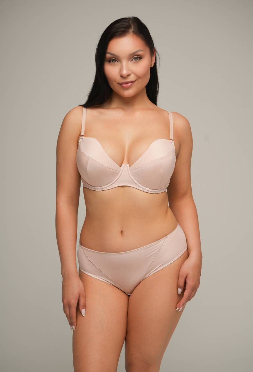 AV 2202 Push Up Beige Bra