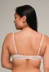 Biustonosz Push Up AV 2202 Beige z odpinanymi ramiączkami