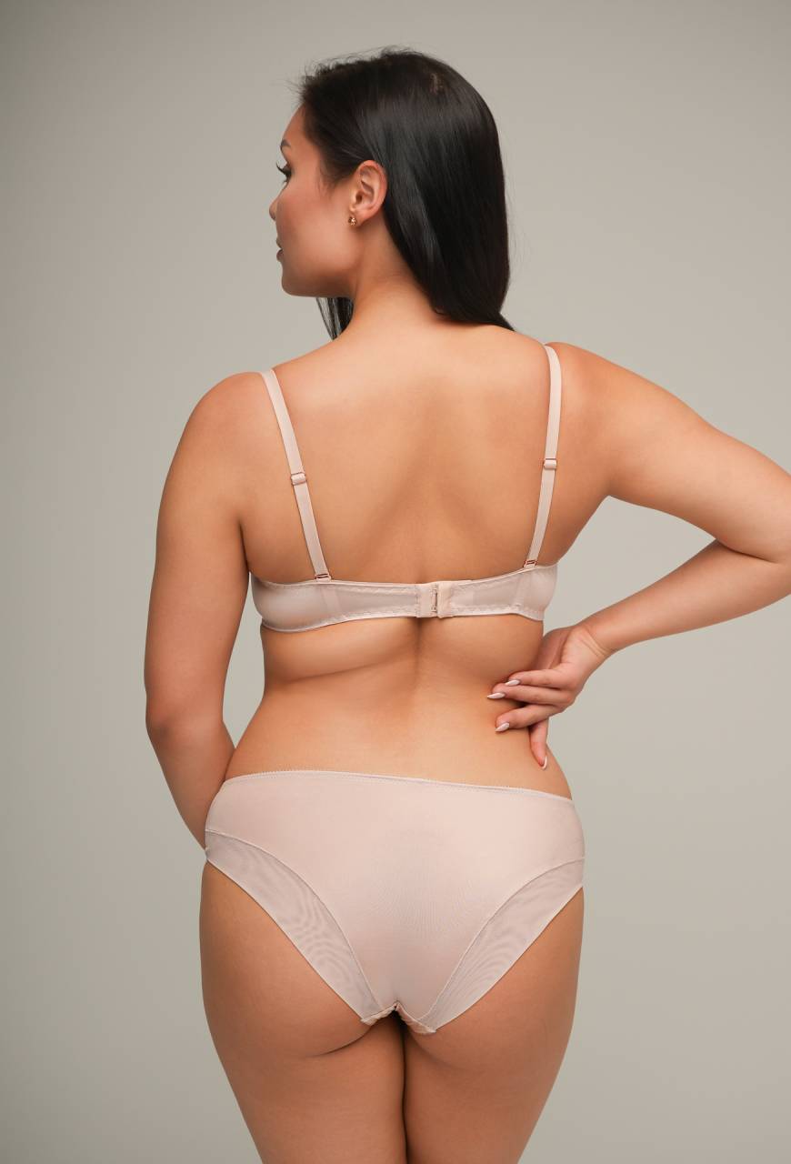 AV 2202 Push Up Beige Bra