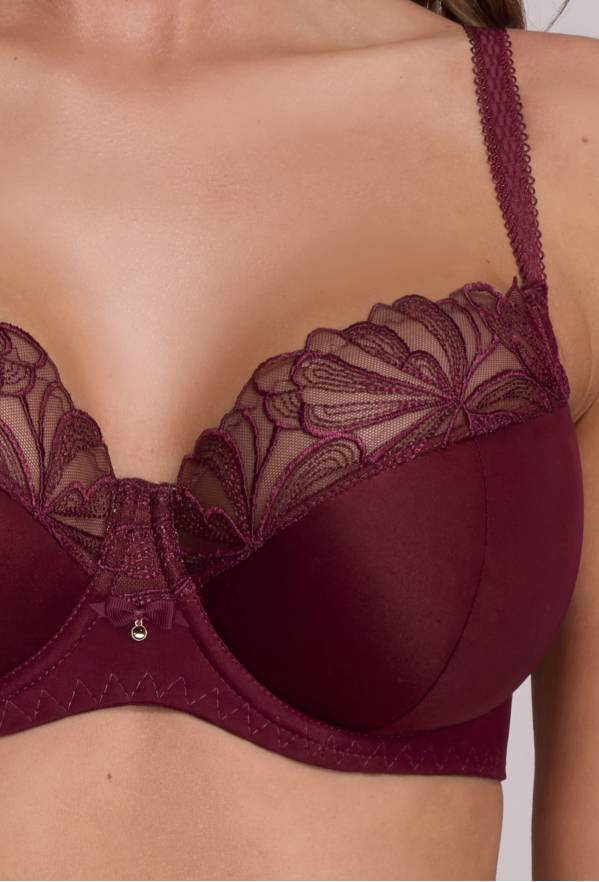 AV 2196 Semi Soft Wine Bra