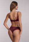 Biustonosz AV 2196 Majesty burgund – semi soft z haftem