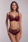 Figi AV 2196 Majesty burgund – eleganckie z haftem