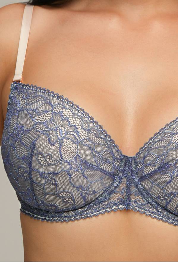 AV 2209 Push Up Navy Blue Bra