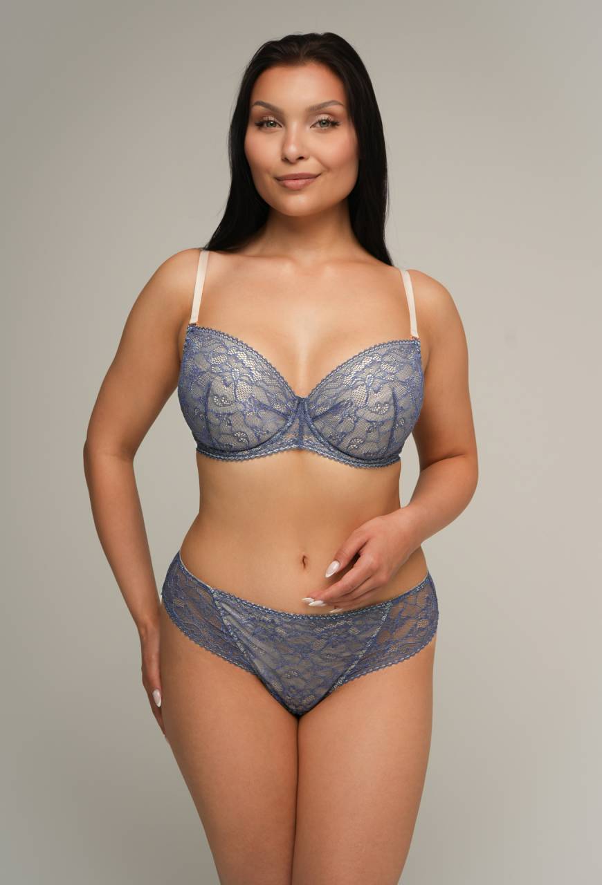 Biustonosz Push-Up 2209 Navy Blue – Elegancja i Zmysłowość
