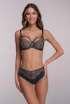 Biustonosz AV 2174 Semi-Soft Azure – szmaragd i złoto