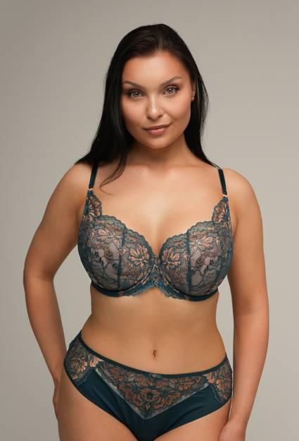 Biustonosz AV 2205 Push-Up Balkonetka – koronkowy i wygodny