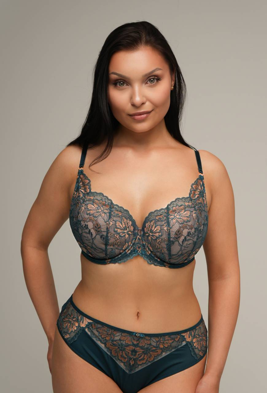 Biustonosz AV 2205 Push-Up Balkonetka – koronkowy i wygodny