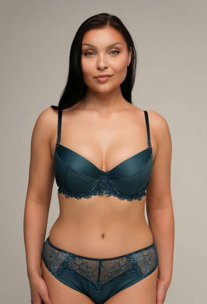 AV 2201 Push Up Petrol Bra