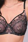 Biustonosz AV 2207 Soft – koronka z rzęskami, elegancja i komfort