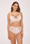 Biustonosz AV 2247 Nude Pink – kwiatowa koronka, perfekcyjne podtrzymanie