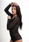 Body koronkowe 025 – eleganckie, zmysłowe, długi rękaw