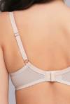 Biustonosz AV 2256 Beige – elegancki biustonosz half cup z koronką